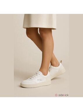 ONCEPT White Leather Low Top Sneakers US Size 7